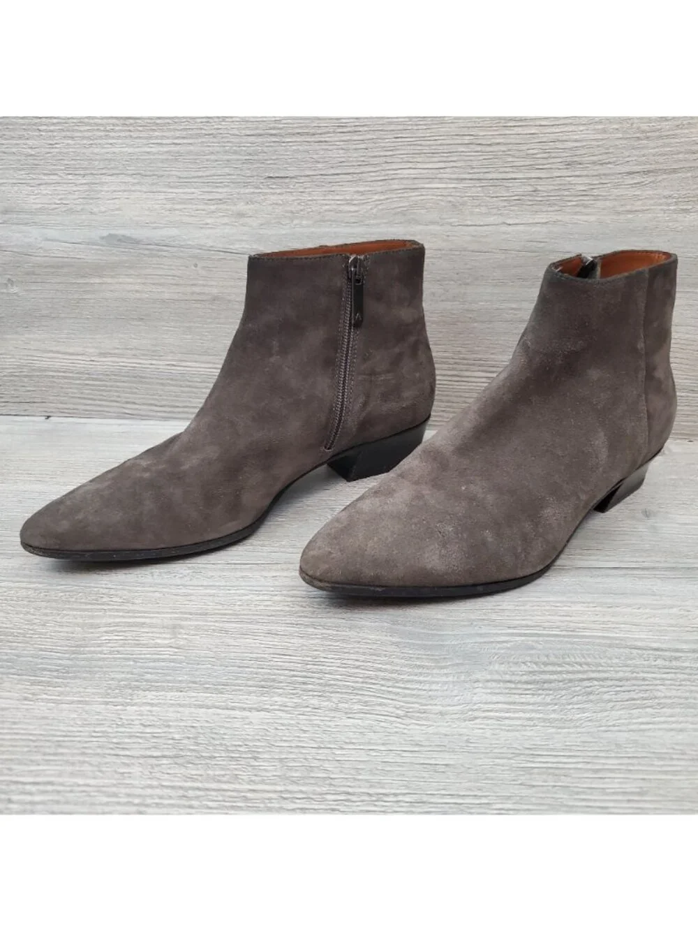 Aquatalia Fire Waterproof Suede bootie in taupe